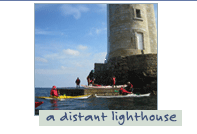 Photo: A Distant Lighthouse - Maison de Granit, Treguiers, France
